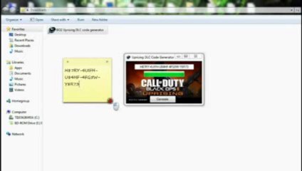 Black Ops 2 soulèvement dlc codes générateur June - July 2013 Update