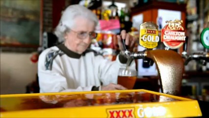 Sydney's oldest barmaid still pulling beers at 91