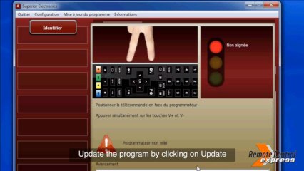 Programming my remote Superior RC1-1