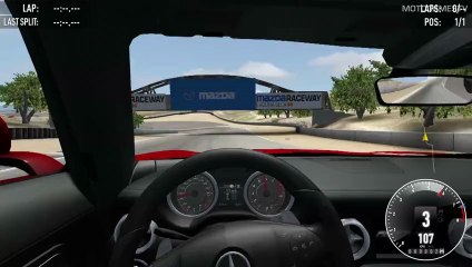 Simraceway Beta - Mercedes SLS AMG at Laguna Seca
