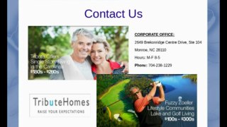 Tribute Homes Communities - Find 55+ communities in South Carolina