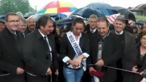 Inauguration de la Foire Expo sous les parapluies