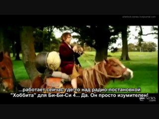 Benedict Cumberbatch sings! (Rus Sub)
