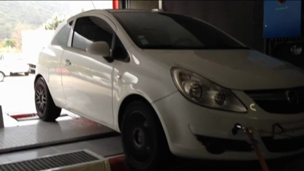 ::: o2programmation ::: Opel Corsa 1.3L CDTI 75ch, Test Dyno chez o2programmation Marseille PACA
