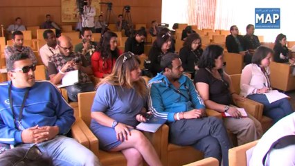 ندوة صحفية للفنانين حاتم عمور وهدى سعد