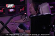 Cauet et Marion boient le jus de chaussettes de Jeff après qu'il ait fait du sport !