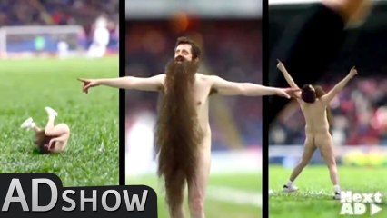 World Cup interruption: Little naked running man