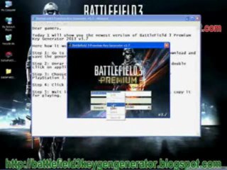 BattleField3 Premium Key Generator | FREE Download June - July 2013 Update
