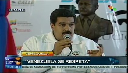 Pdte. Maduro denuncia planes para "llenar de violencia a Venezuela"