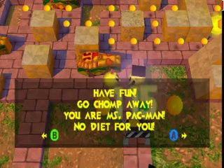 Ms. Pac-Man Maze Madness : Stage 01