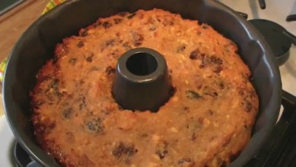 Making a Rhum Raisin and Prune Pudding Bread.