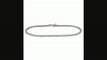 9ct White Gold Cubic Zirconia Tennis Bracelet Review
