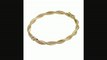 9ct Gold Matt And Polished Twist Bracelet Review