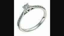 9ct White Gold 0.16 Carat Diamond Solitaire Ring Review