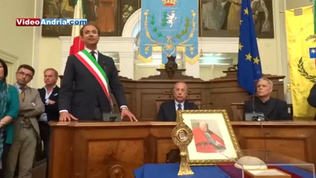 Le reliquie di Papa Giovanni Paolo II ad Andria