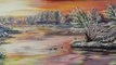 Mes Paysages de Neige - Olivier Lemennicier Artiste peintre sur toile, Peinture Acrylique - Vidéo