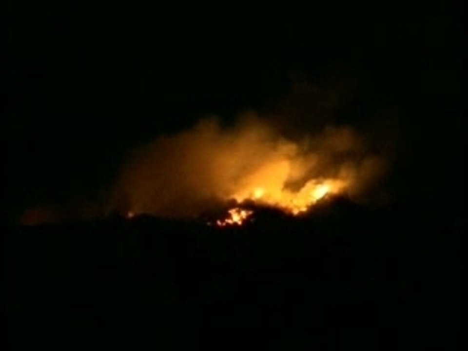 Incendio en "escombrera" de El Sequero