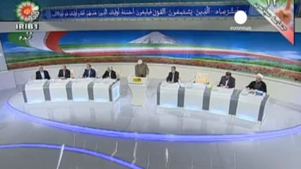 El primer debate televisivo en la historia de Irán