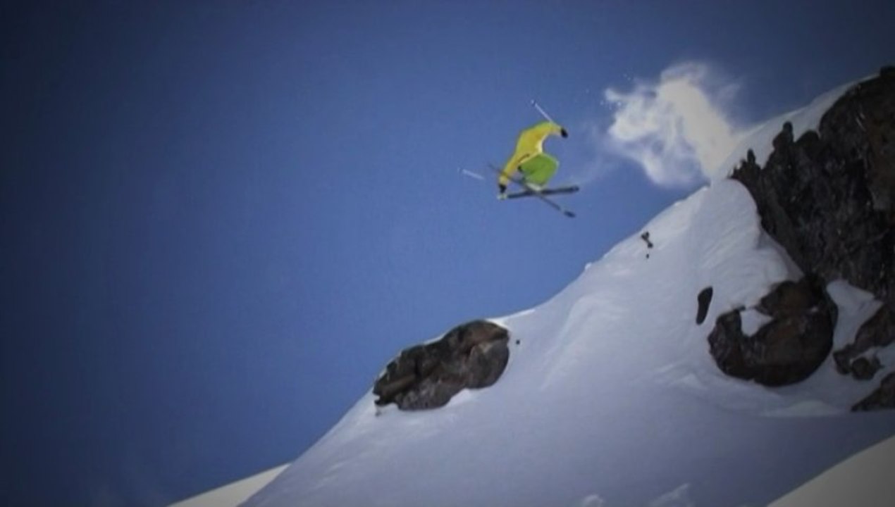 One ski freestyle video