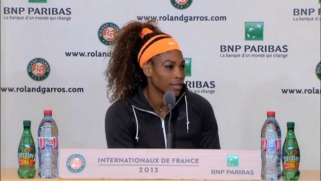 French Open: S. Williams: Ich muss mir immer alles abverlangen