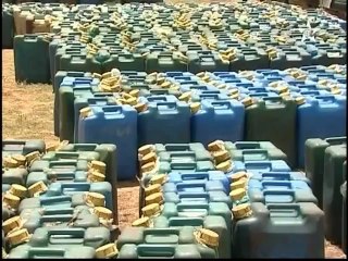 درك وجدة يحجز 31 مقاتلة تهريب الوقود