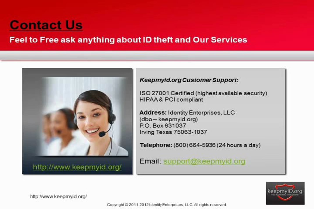 Identity Theft Prevention Services - KeepMyID
