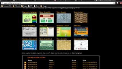 Hangman and Word Games