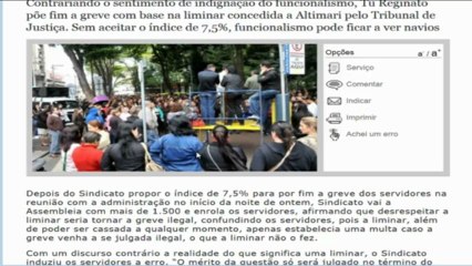 Diário de Guerra - Greve dos Servidores Municipal de Rio Claro - SP #3