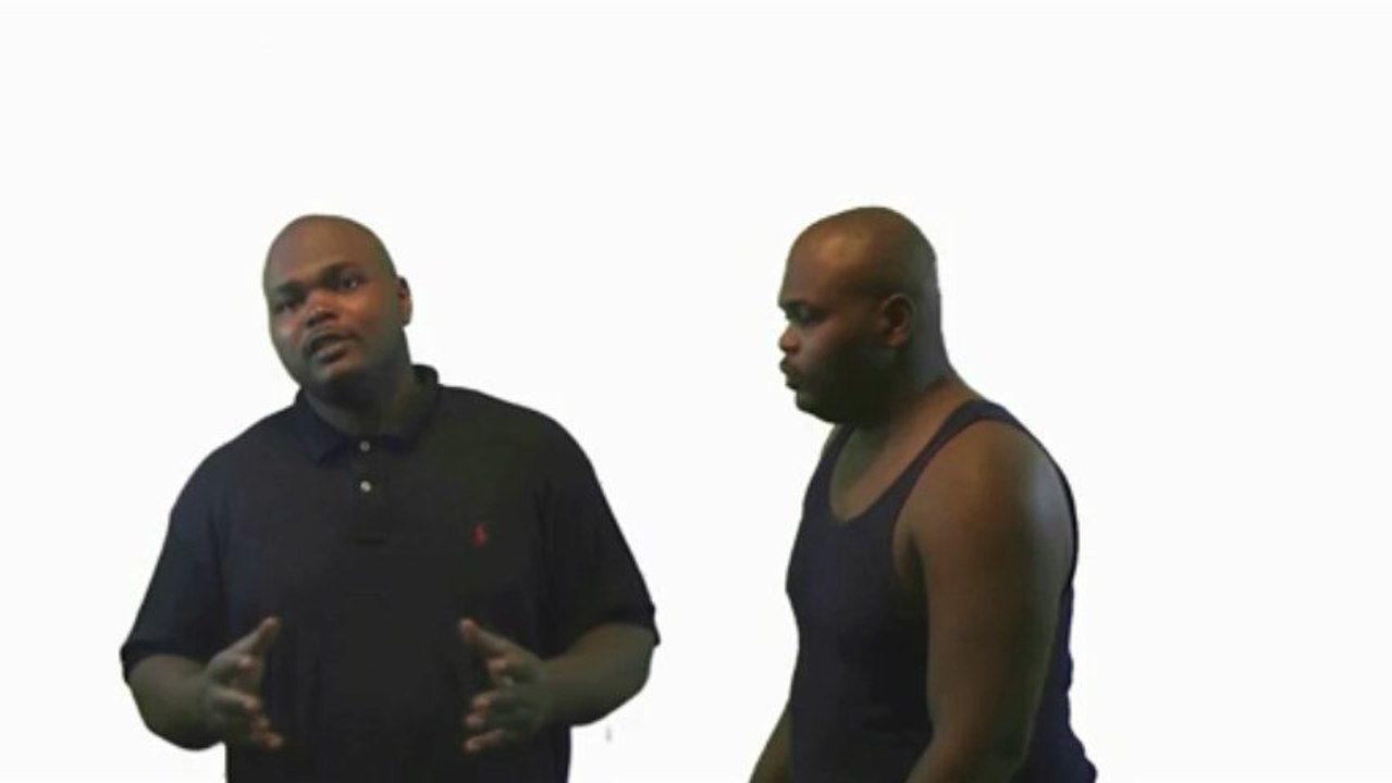 Guy Slaps the shit out of himself!