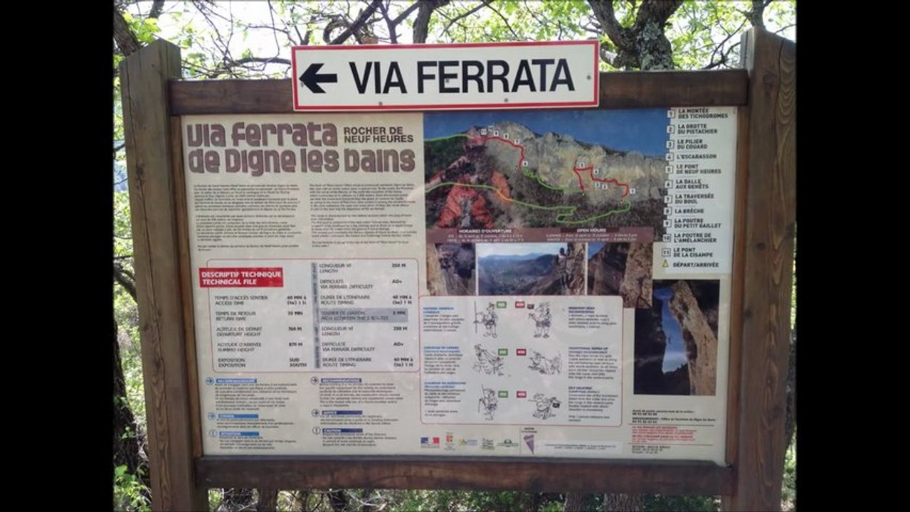 Via ferrata Digne Les Bains