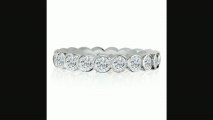 2ct Overlapping Bezel Diamond Eternity Band In 14k Wg, Gh Si, 39.5 Review