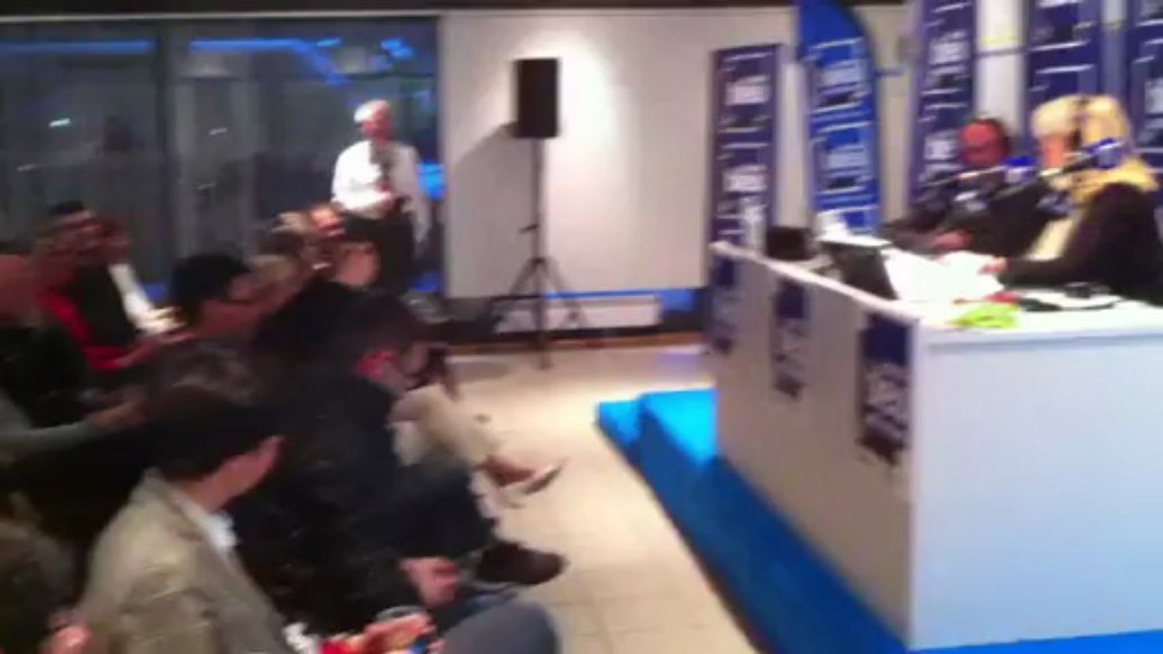 La compil d'Evelyne Adam à Nancy avec France bleu Lorraine Frédéric Belot © Radio France