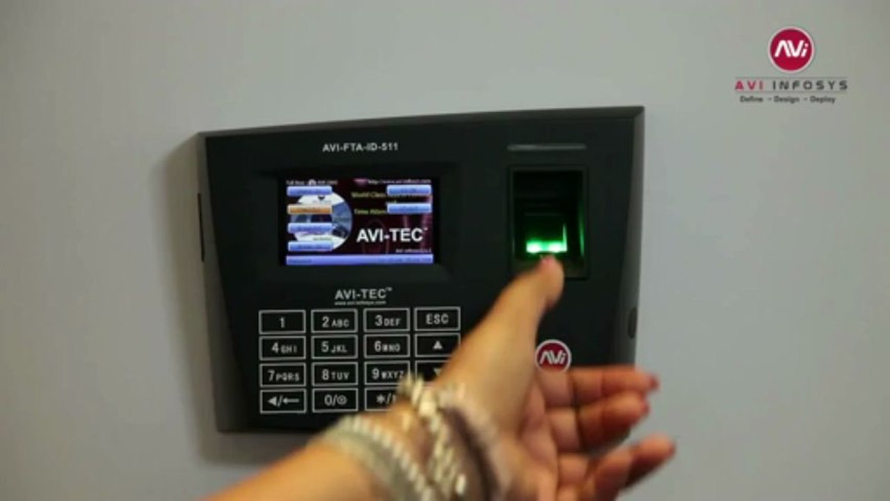 Time Attendance UAE, Tech Demo for AVI-FTA-511 - Fingerprint  Attendance System Dubai UAE, India, Africa