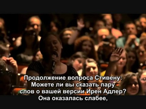 Benedict Cumberbatch - PBS Sherlock Q&A Part 1 (Rus Sub)