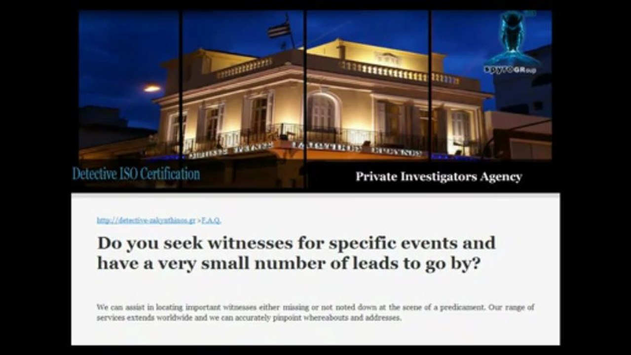 Do you seek witnesses for specific events and have a very small number of leads to go by?