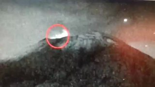 Yet Again UFO Filmed, While Entering Popocatepetl Volcano In Mexico