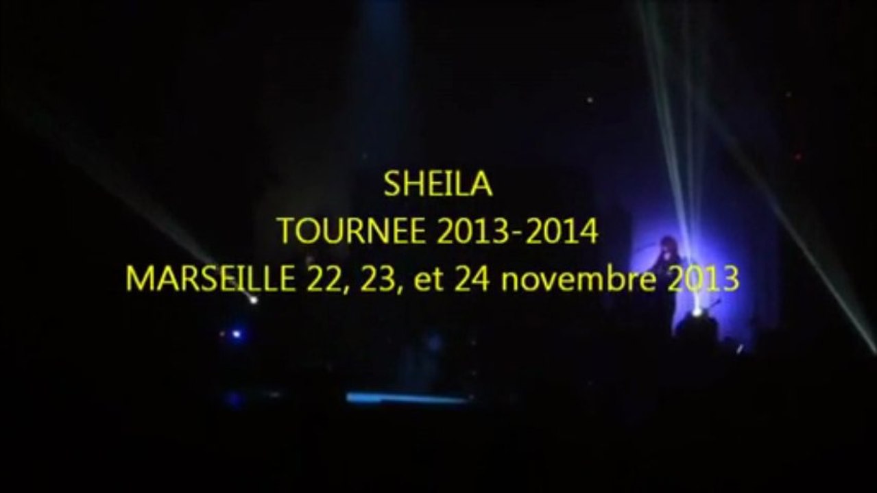 SHEILA Blancs Jaunes Rouges Noirs (Marseille novembre 2013 )