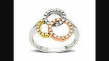 14 Ct Diamond Circles Ring In 14k Threetone Gold From Jewelry.com Review