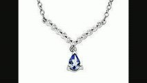 Tanzanite And 14 Ct Diamond Necklace In 10k White Gold From Jewelry.com Review
