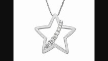 Diamond Star Pendant Necklacein 10k White Gold From Jewelry.com Review