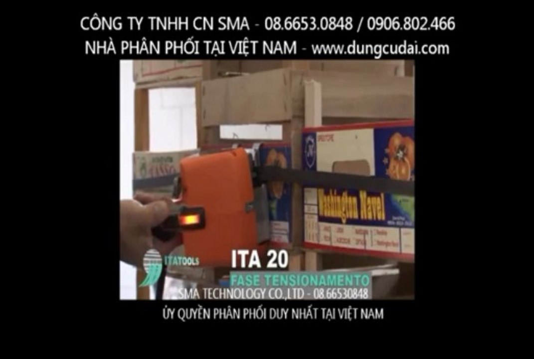 MÁY ĐÓNG ĐAI DÙNG PIN / DỤNG CỤ ĐAI / MÁY NIỀNG ĐAI / ITATOOLS / ITA-20