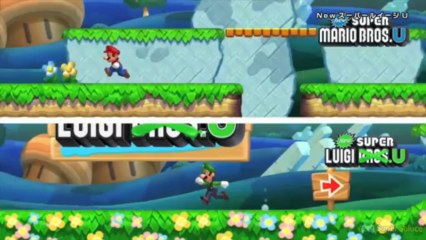New Super Luigi U - Comparaison entre Mario et Luigi