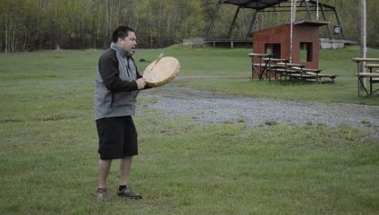Hand Drumming at Mount McKay
