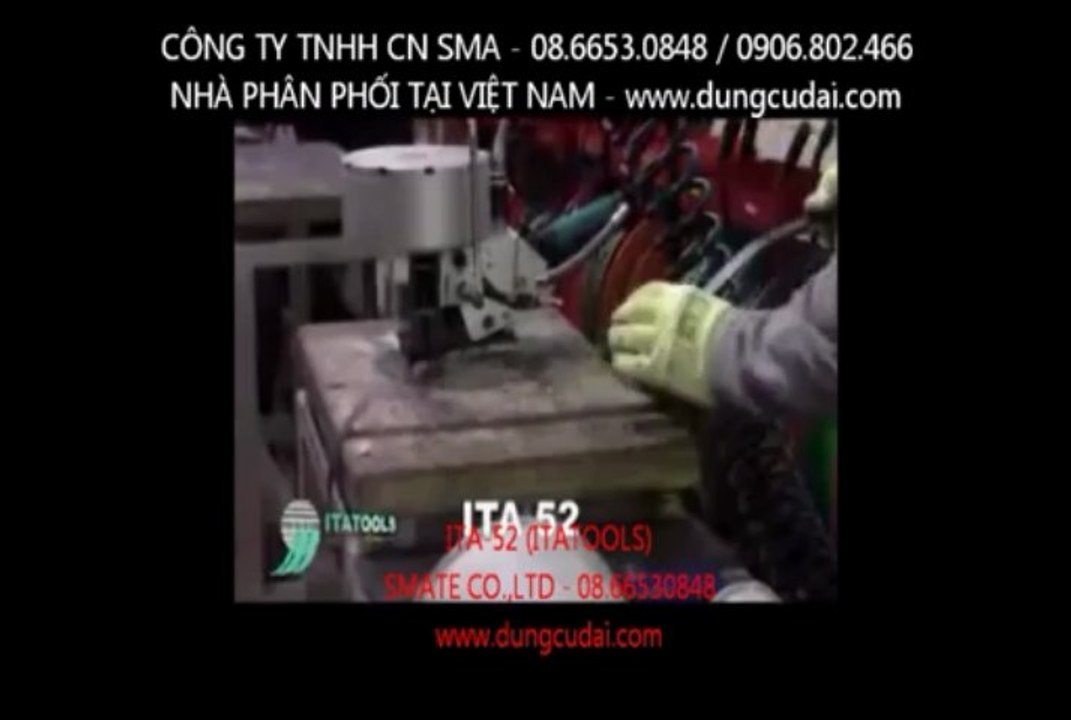 ITA-52 / dụng cụ đóng đai thép dùng hơi / máy đóng đai thép khí nén italy / dây đai thép / itatools