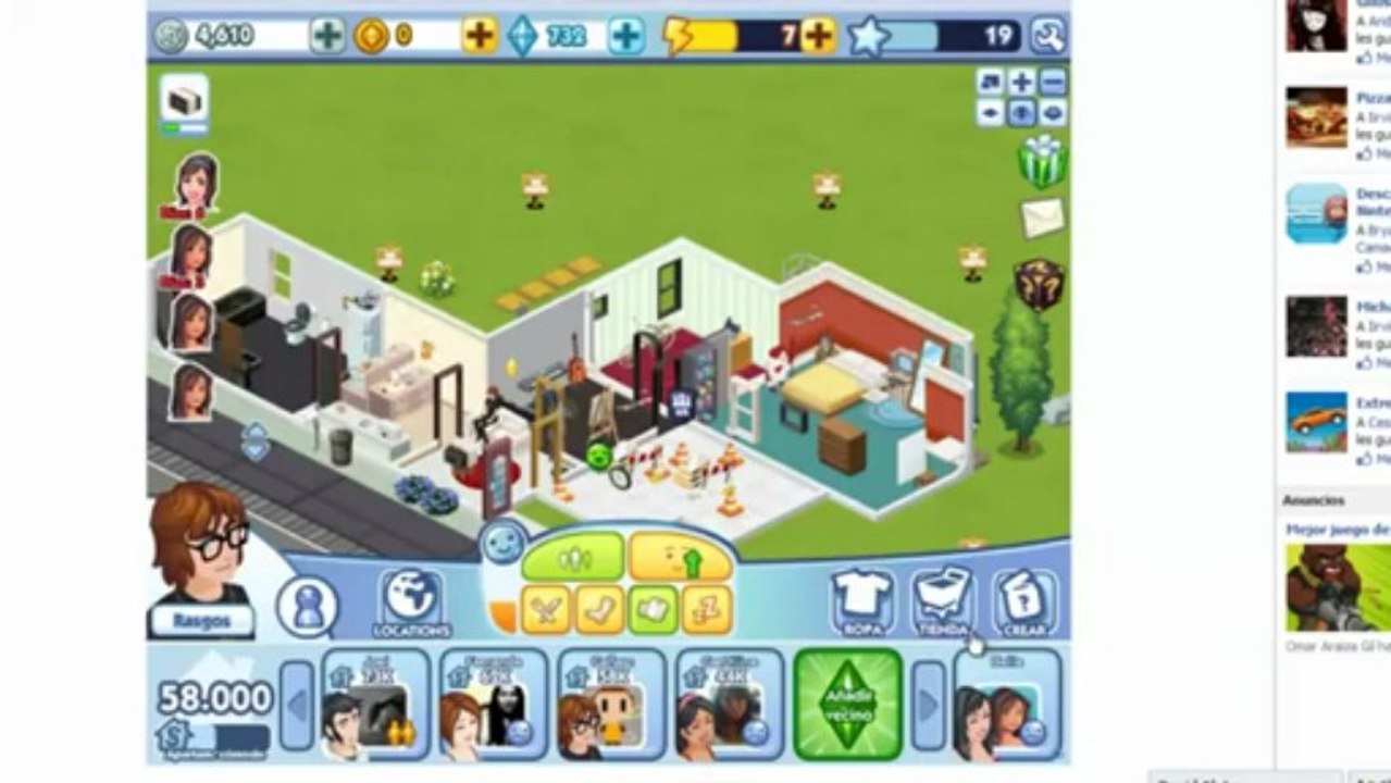 Hack de Simoleones The Sims Social Cheat Engine