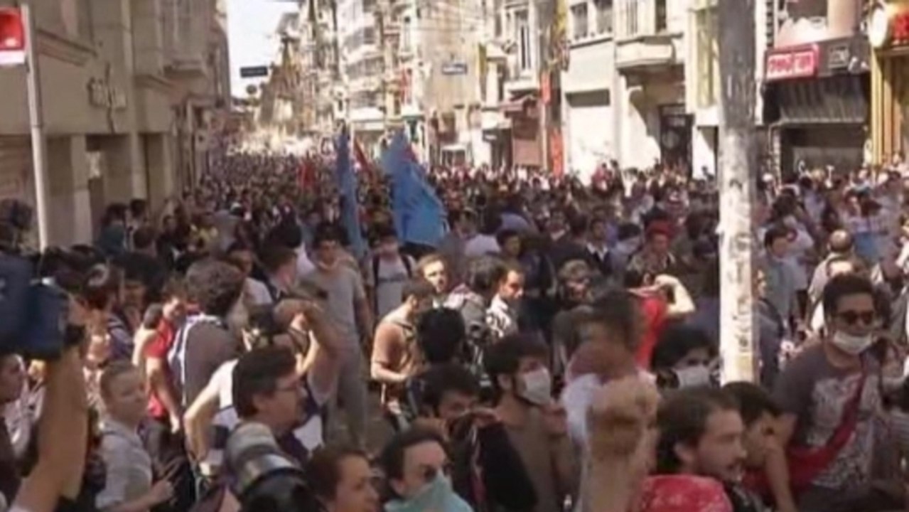 Erdogan condemns Turkey unrest
