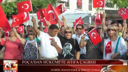 Foça Halkından Gezi Parkı direnişine destek
