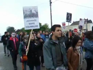 300 manifestants unis contre "l'élevage de la honte" 1er juin 2013