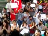 Bakü'de Taksim Gezi Parkı Direnişine Destek Eylemi