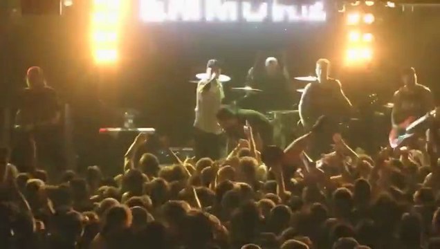 Lead Singer Of Metal Band Gets Tased By Microphone.